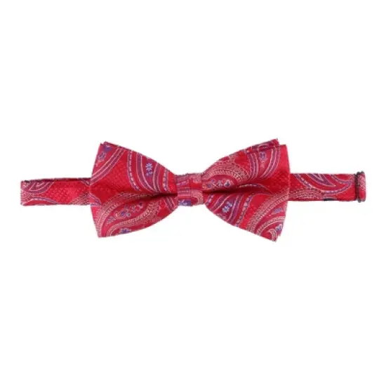 CTM Men's Bandana Print Bow Tie and Pocket Square image {1}