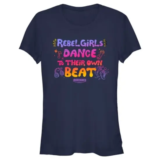 Junior's Rebel Girls Dance to Their Own Beat T-Shirt image {3}