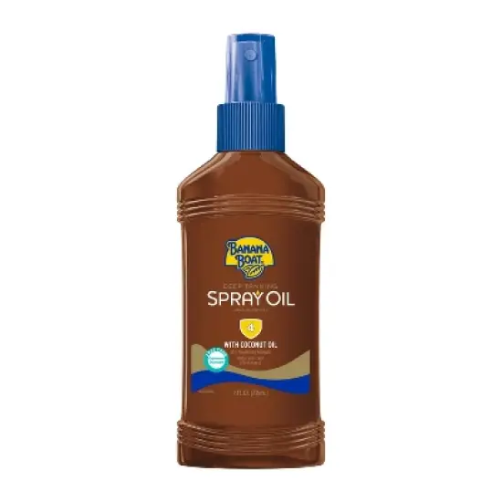 Banana Boat Deep Tanning Oil Sunscreen Pump Spray - SPF 4 - 8oz image {7}