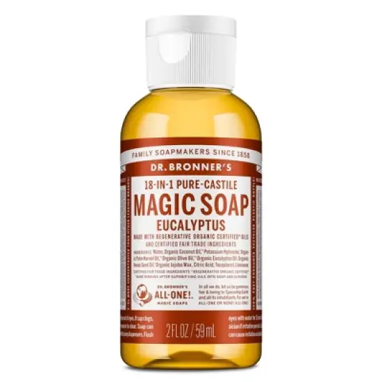 Dr. Bronner's Magic Pure Castile Liquid Hand Soap - 2 fl oz image {8}