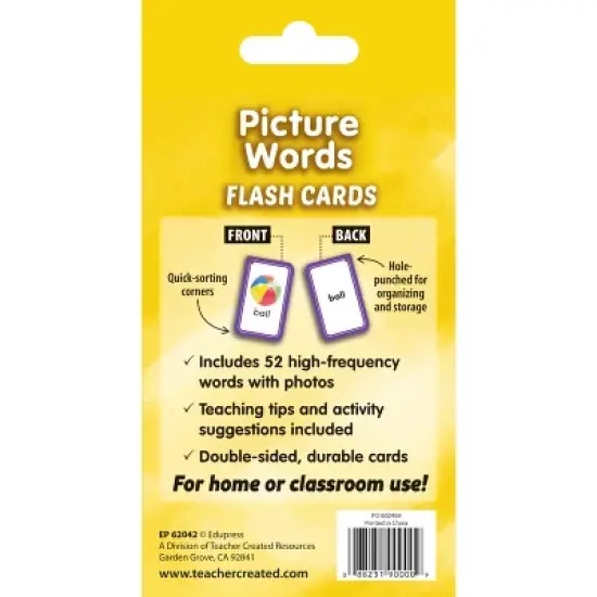 Edupress Picture Words Flash Cards image {2}