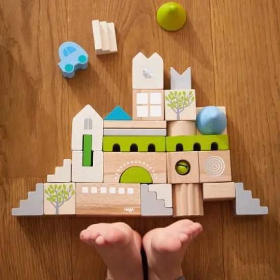 HABA Coburg Wooden Building Blocks 28 Piece Set (Made in Germany) image {4}