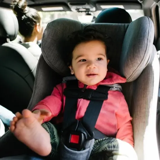 Clek Flame Retardant Free Convertible Car Seat - Railroad Black image {8}