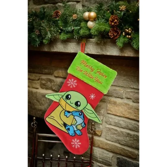 Star Wars The Child Applique Holiday Stocking 20" image {2}