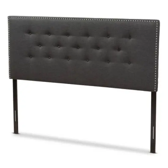 Windsor Modern And Contemporary Fabric Headboard - Baxton Studio image {7}