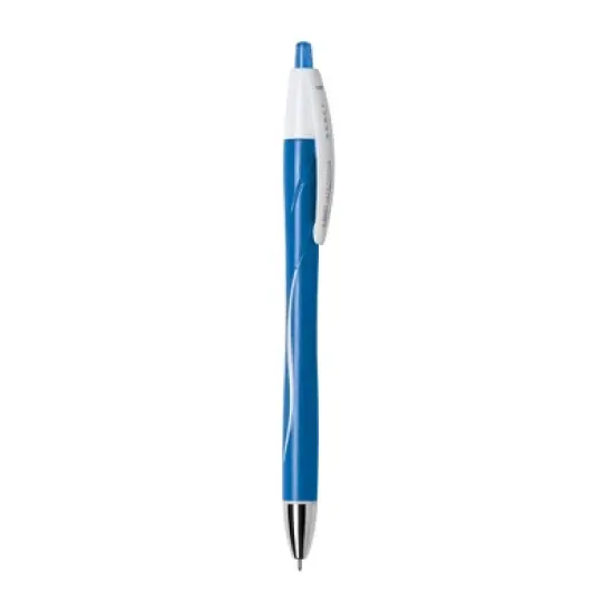 BIC Glide Exact Blue Retractable Ballpoint Pens, Fine Point (0.7mm), 12-Count Pack, Ultra Smooth Writing Blue Pens image {3}
