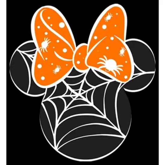 Men's Mickey & Friends Minnie Web Silhouette T-Shirt image {1}