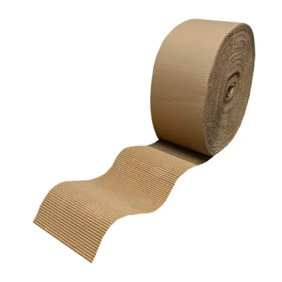 UOFFICE Corrugated Wrap 6" x 250' x 1/8" Thick - B Flute - Cardboard Wrap image {4}