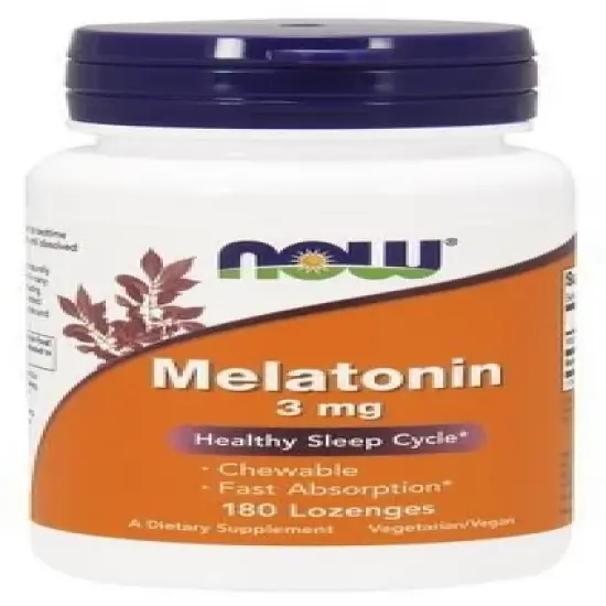 Melatonin 3mg by Now Foods  -  180 Lozenge image {2}