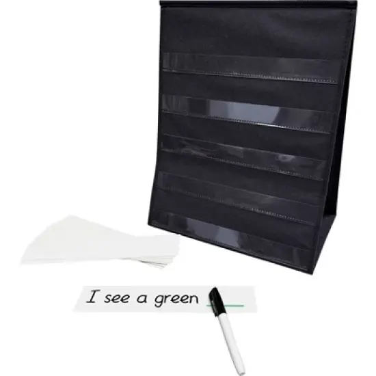 Teacher Created Resources&reg; Black Desktop Pocket Chart, 15-1/2" x 12" image {3}