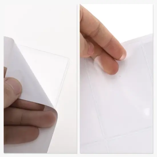 Vertical Label Holder 3.94"x2.76" Clear 30 Pcs image {4}