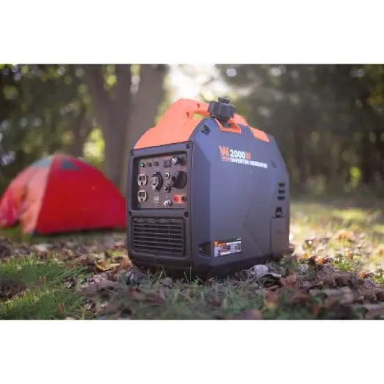 WEN 56203i Super Quiet 2000W Portable Inverter Generator with Fuel Shut Off image {4}