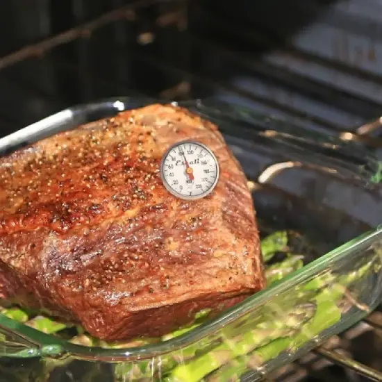 Escali Instant Read Dial Thermometer: Stainless Steel Food & Meat Thermometer, Reads Celsius & Fahrenheit, 0-220&deg;F Range image {8}