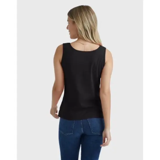 Hanes Women's Mini-Ribbed Cotton Tank image {2}