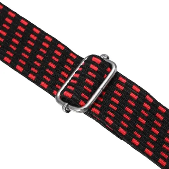 Unique Bargains Rubber Tensioner Motorcycle Bicycle Lashing Strap Luggage Rope w/Hook Red 4 Pcs image {5}