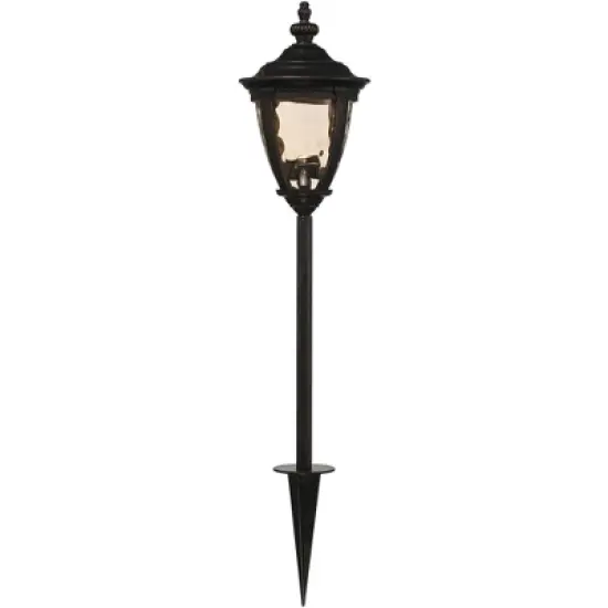John Timberland Bellagio Collection 22 1/2" High Bronze Landscape LED Path Light image {4}