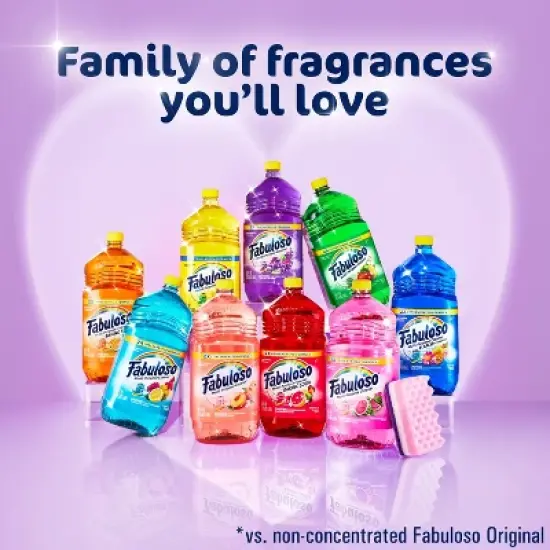 Fabuloso Peach Multi-Purpose Cleaner 2X Concentrated Formula Floor Cleaner - 56 fl oz image {1}