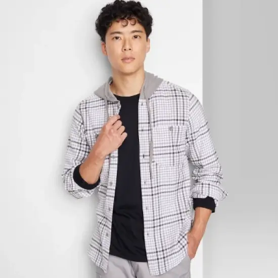 Men's Hooded Button-Down Shirt - Original Use&trade; image {6}