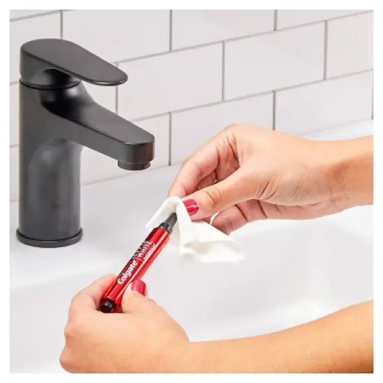 Colgate Optic White Overnight Teeth Whitening Pen, Teeth Stain Remover to Whiten Teeth, 35 Nightly Treatments, Hydrogen Peroxide Gel - 0.08 fl oz image {6}