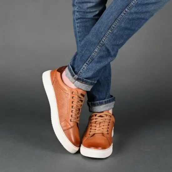 Thomas & Vine Canton Embossed Leather Sneaker image {8}