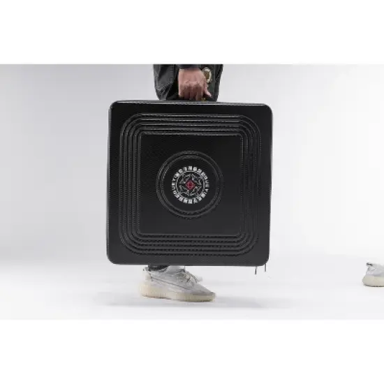 Racxily Portable Automatic Mahjong Machine w/ 144 Magnetic Tiles &ndash; Foldable Design for Easy Storage, Auto Shuffling, Indoor & Outdoor Use image {2}