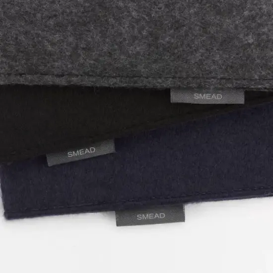 Smead Soft Touch Cloth Expanding File, 2" Expansion, Magnetic Closure, Tabloid Size, Black (70923) image {1}