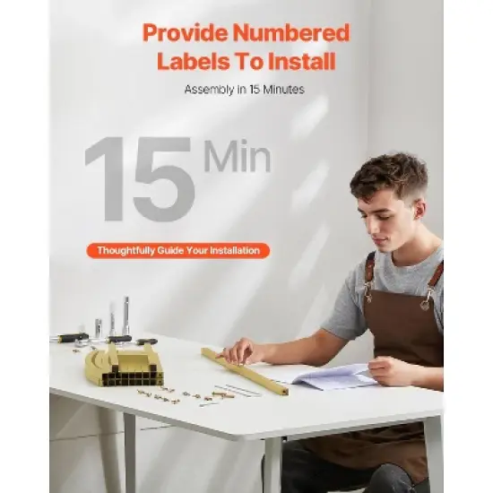 VEVOR Wedding Arch Backdrop Stand, 7.2FT & 4FT, Set of 2 Stand with Case Connection & Chassis Crossbar Design image {5}