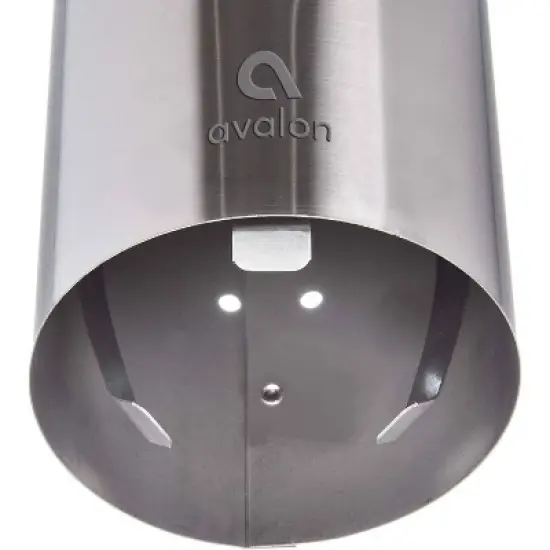 Avalon Adjustable Pull-Type Cup Dispenser - Stainless Steel: Water Cooler Cup Holder, Portable, Light Silver image {2}