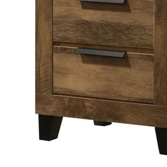 22" Morales Nightstand Rustic Oak Finish - Acme Furniture image {3}