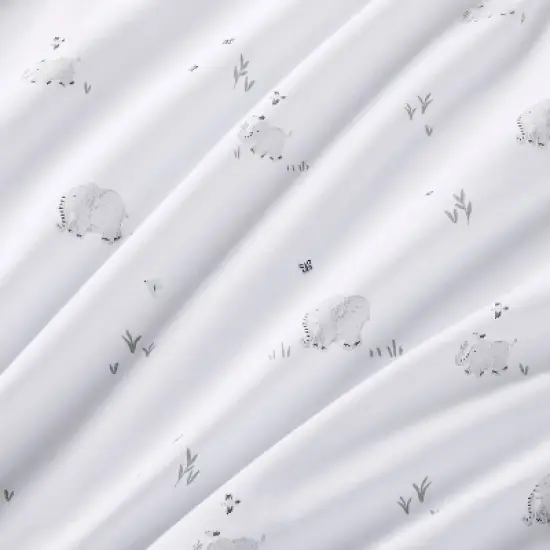 Cotton Fitted Crib Sheet - Elephants - Cloud Island&trade; image {2}