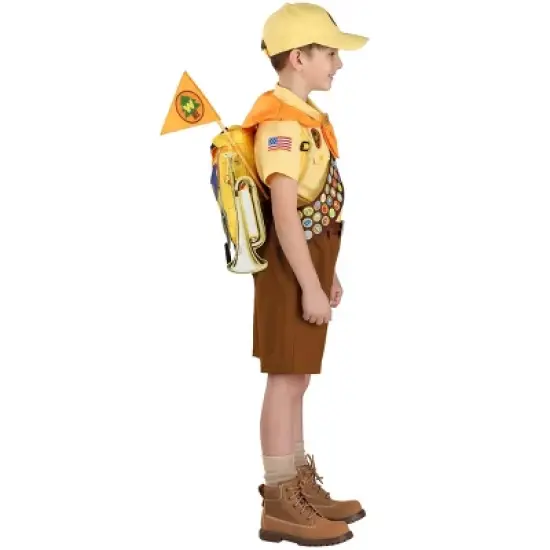 HalloweenCostumes.com Kid's Deluxe Disney UP Russell Halloween Costume | Boy's Wilderness Explorer Adventure Outfit | Disney Costumes for Dress-Up image {8}