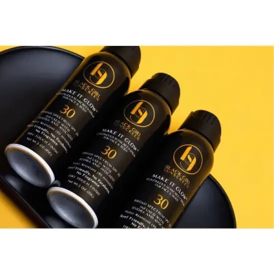 Black Girl Sunscreen Make It Glow Sunscreen Spray - SPF 30 - 3oz image {4}