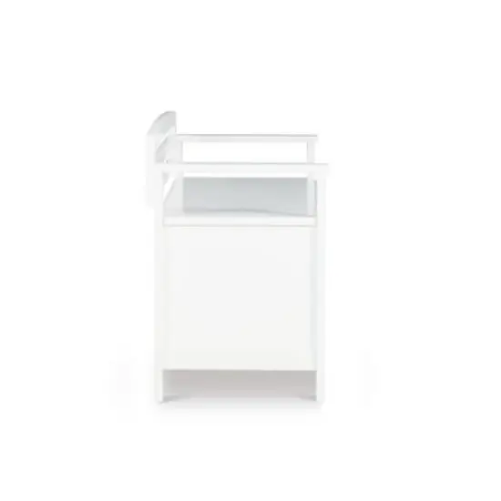 Laredo Storage Bench White - Linon image {3}