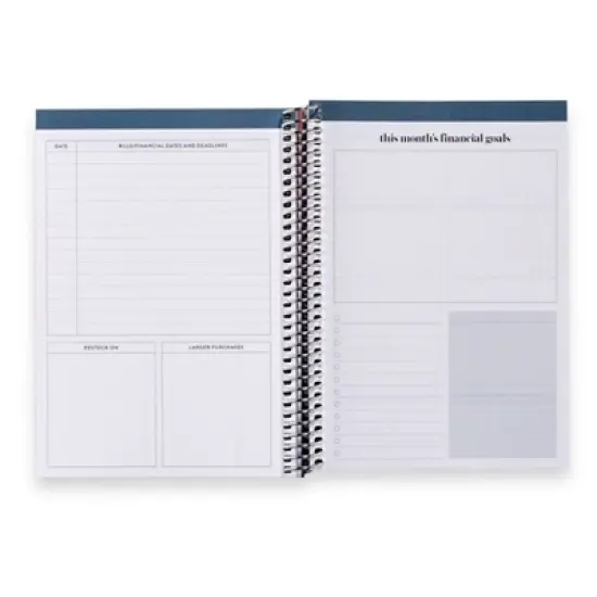 erin condren Budget Journal Classic Striped/Every Little Bit Counts image {2}