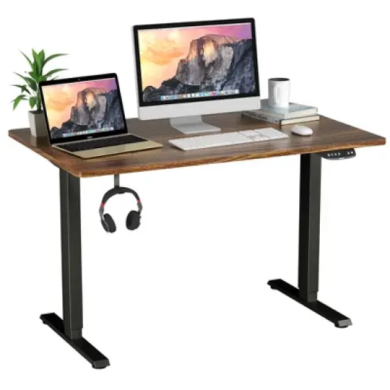 Costway Industrial Electric Adjustable Standing up Desk Dual Motor w/ Controller image {11}