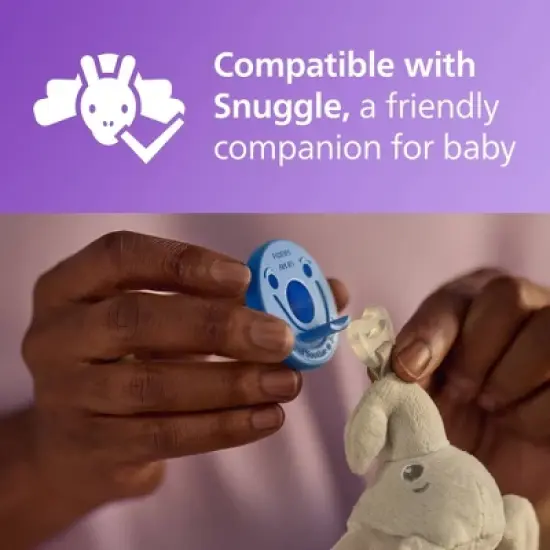 Philips Avent Soothie 3-18m - Sky Blue/Light Blue - 2pk image {7}