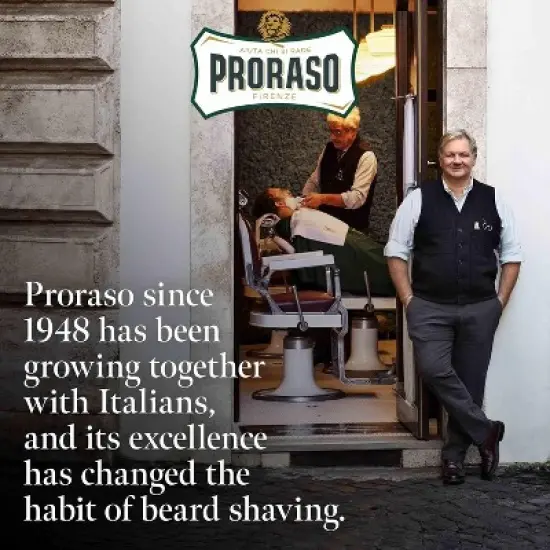 Proraso Green Razor Cut Repair Gel | Suitable for All Skin Types | Instantly Creates a Thin Protective Layer | Soothes Skin - (0.5 oz) image {3}