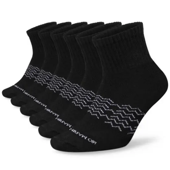 Men's Moisture Control Low Cut Ankle Socks 6 Pack - Mio Marino image {10}