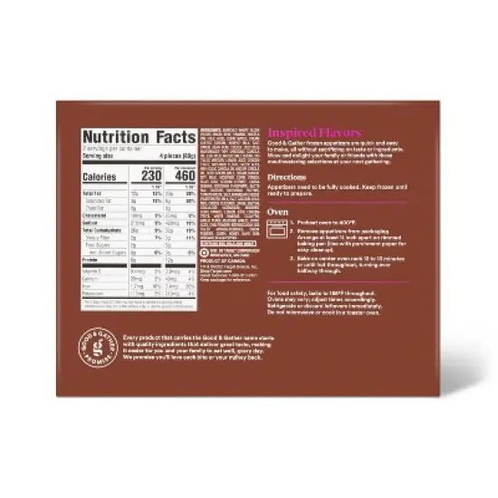 Frozen Elote Corn Mini Empanadas - 5.6oz/8ct - Good & Gather&trade; image {2}