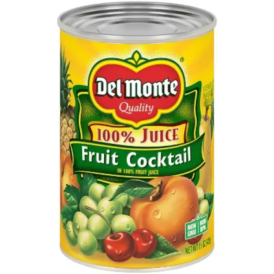 Del Monte Fruit Cocktail in 100% Real Juice - 15oz image {5}