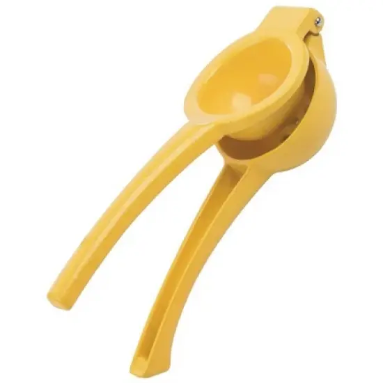 Prepworks Lemon Squeezer: Aluminum Citrus Press, Dishwasher-Safe, Yellow Juicer, 3" Height, 0.46 lbs image {4}