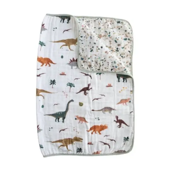 Red Rovr Organic Cotton Muslin Baby Blanket image {8}