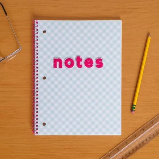 Pulsar Eco Products Notebook Green Check Tufted Patch, School Supplies image {3}