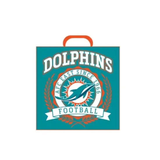NFL Miami Dolphins Crest Logo Stadium Seat Cushion image {1}