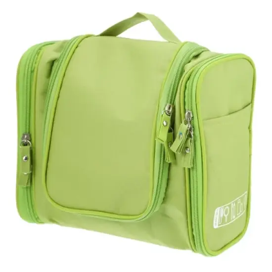 Unique Bargains Travel Makeup Bag Travel Toiletry Organizer Makeup Brush Holder Waterproof Oxford Cloth 1 Pcs image {9}