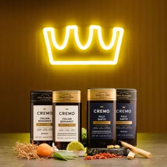 Cremo Antiperspirant and Deodorant for men image {1}