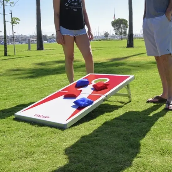 GoSports Classic Regulation Size Cornhole Set - Includes 8 Bean Bags & Rules image {2}