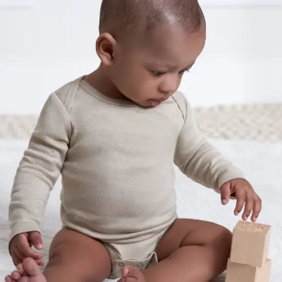 Gerber Baby 4pk Long Sleeve Onesies image {9}