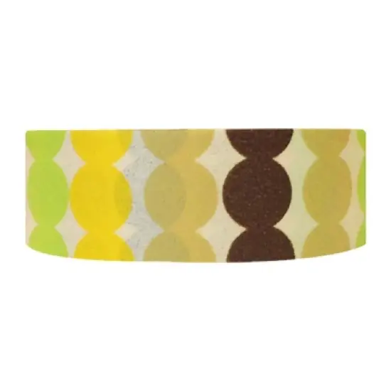 Wrapables Dotted Washi Masking Tape, Pineapple Express image {2}