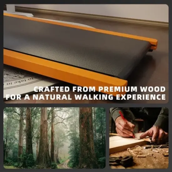 SEVOBAL Home Gyms Incline Walking 6 Degree Pad Treadmill, Portable Compact Under Desk, Suitable for Home, Upright Stand, Beige, 49.2"*20.47"*4.92" image {3}